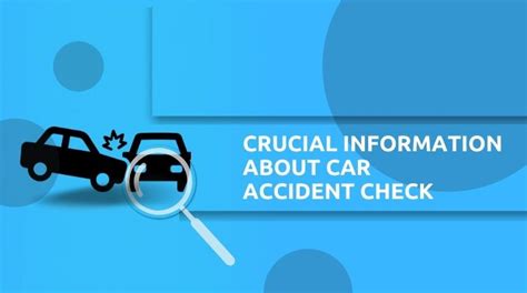 check vehicle for accidents